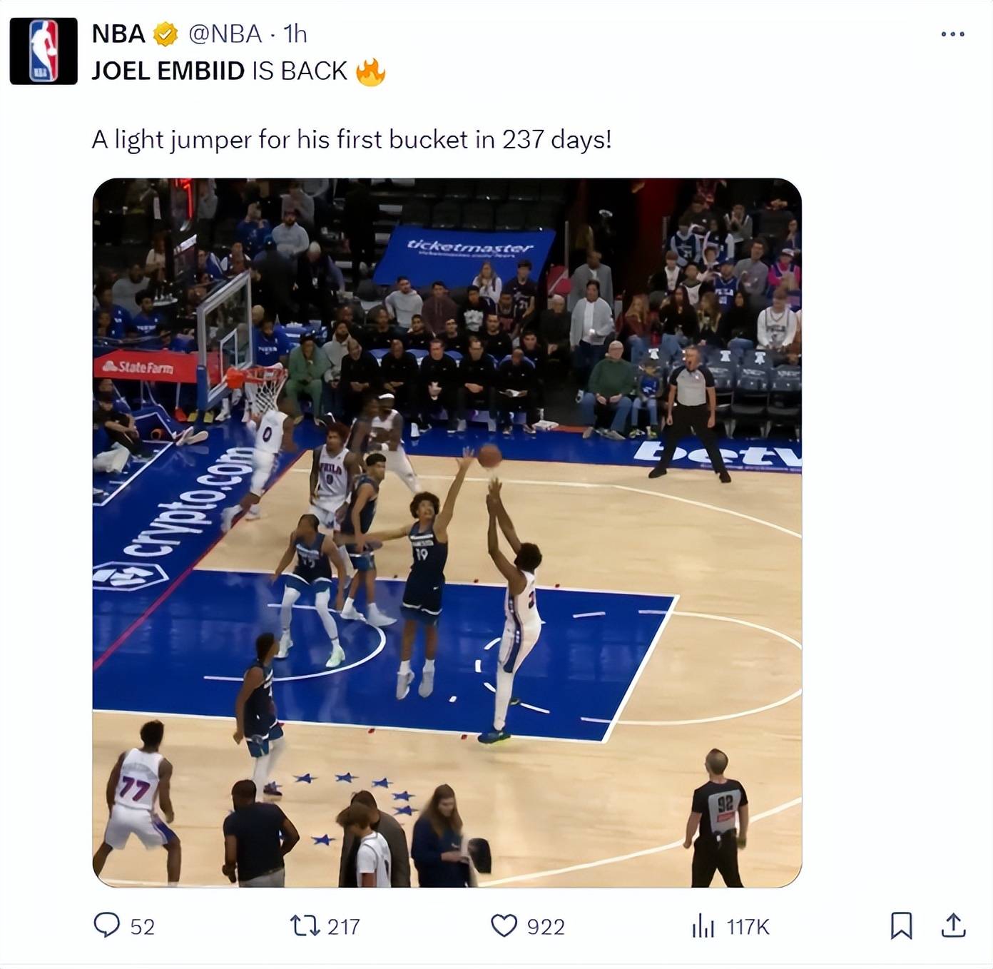 开云体育在线入口-NBA球员为什么不穿护具？